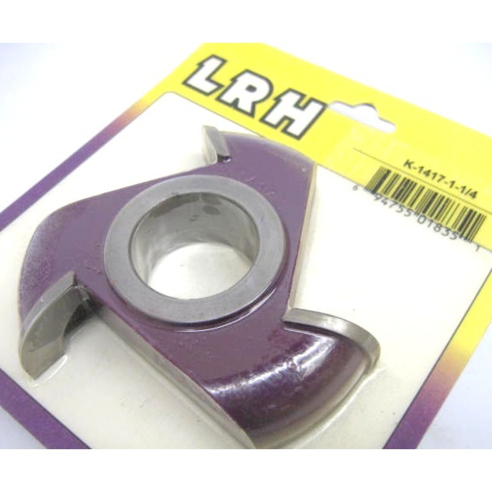 LRH K-1417 shaper cutter molder 5/8" radius quarter round convex 1-1/4"