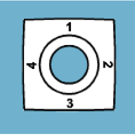 Tigra 100791 15mm x 15mm x 2.5mm - 4-edge (150mm radius faces) - Carbide Insert - (box of 10)