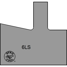 Byrd Stile Shaper Cutter loaded with 6LS Inserts CCW MFD