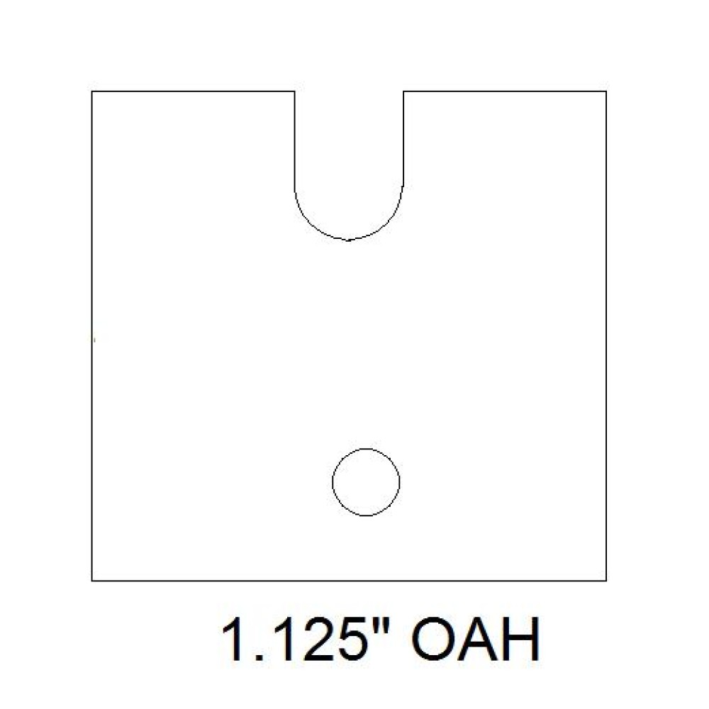 Center Match Flooring-Tongue Carbide Insert 30mm WD