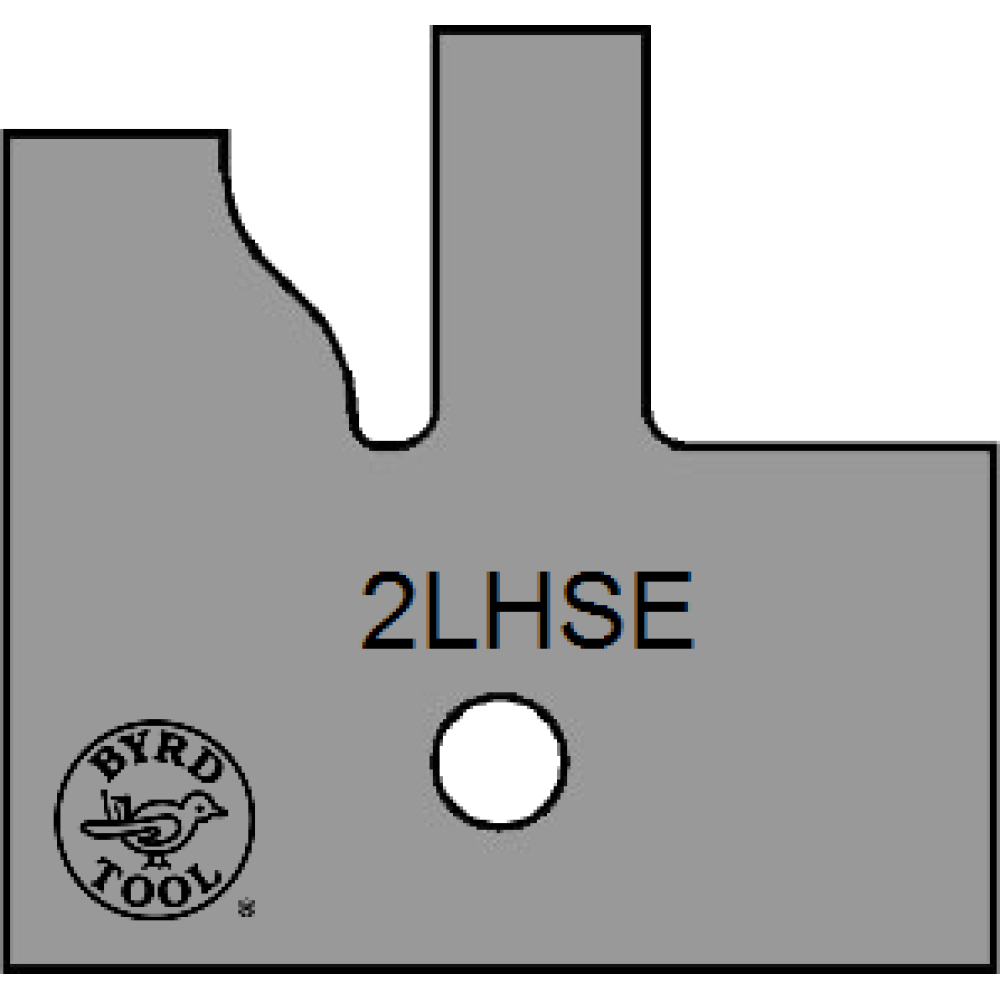 Byrd Stile Shaper Cutter Tip Set 2LHSE Inserts CCW - MFD