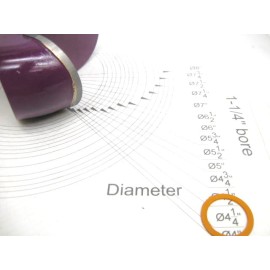 LRH K-1409 shaper cutter 1" concave radius  1-1/4" bore