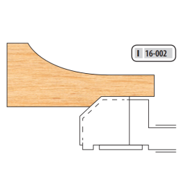 FREEBORN IC-16-002 Carbide raised panel chamfer back shaper cutter