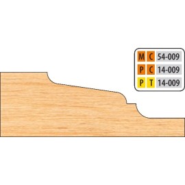 Freeborn MC-54-009 Raised Panel Shaper Cutter 3/4" bore, 3/4 Material