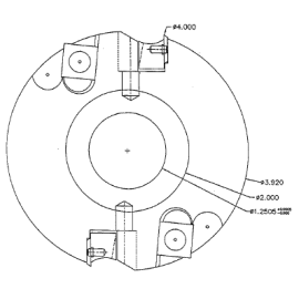 Freeborn IC-22-016-SP 100mm x 30mm x 1.25" Rebate Joint Groove Insert shaper cutter