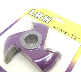 LRH K-1418 shaper cutter molder 3/4" radius quarter round convex 3/4"